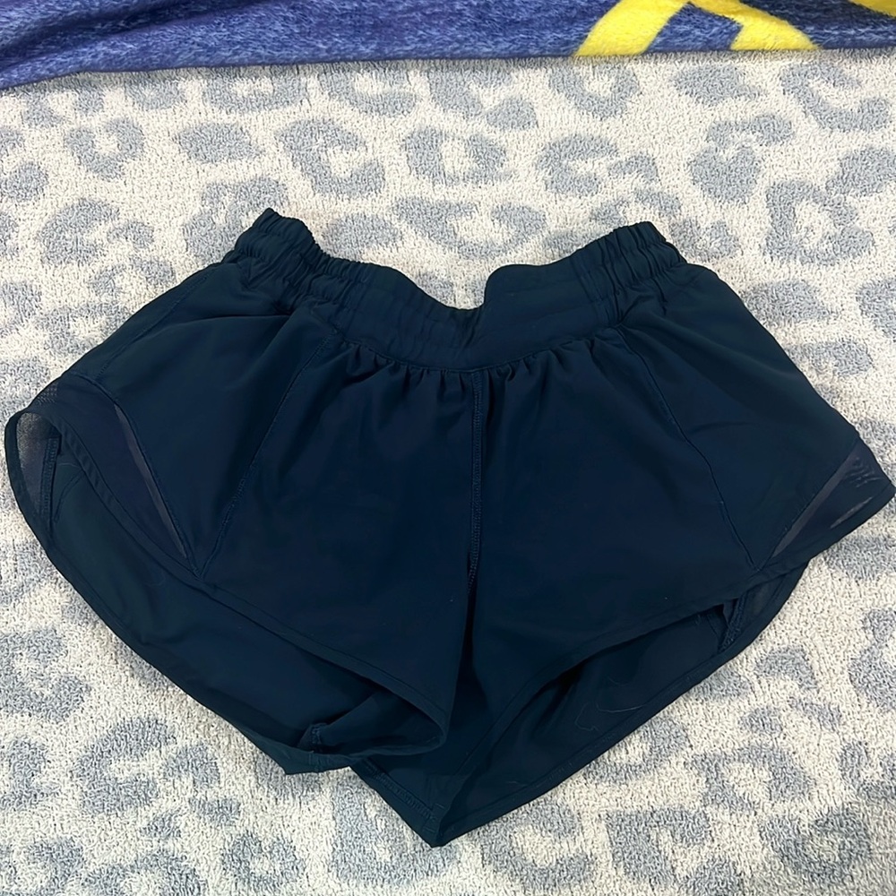 Lululemon Hotty Hot Shorts, Navy, Size 6